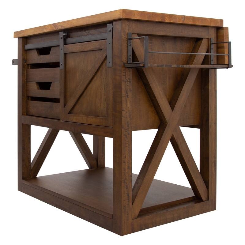 Dempsey Kitchen Island - 43.5W x 26.5D x 42H