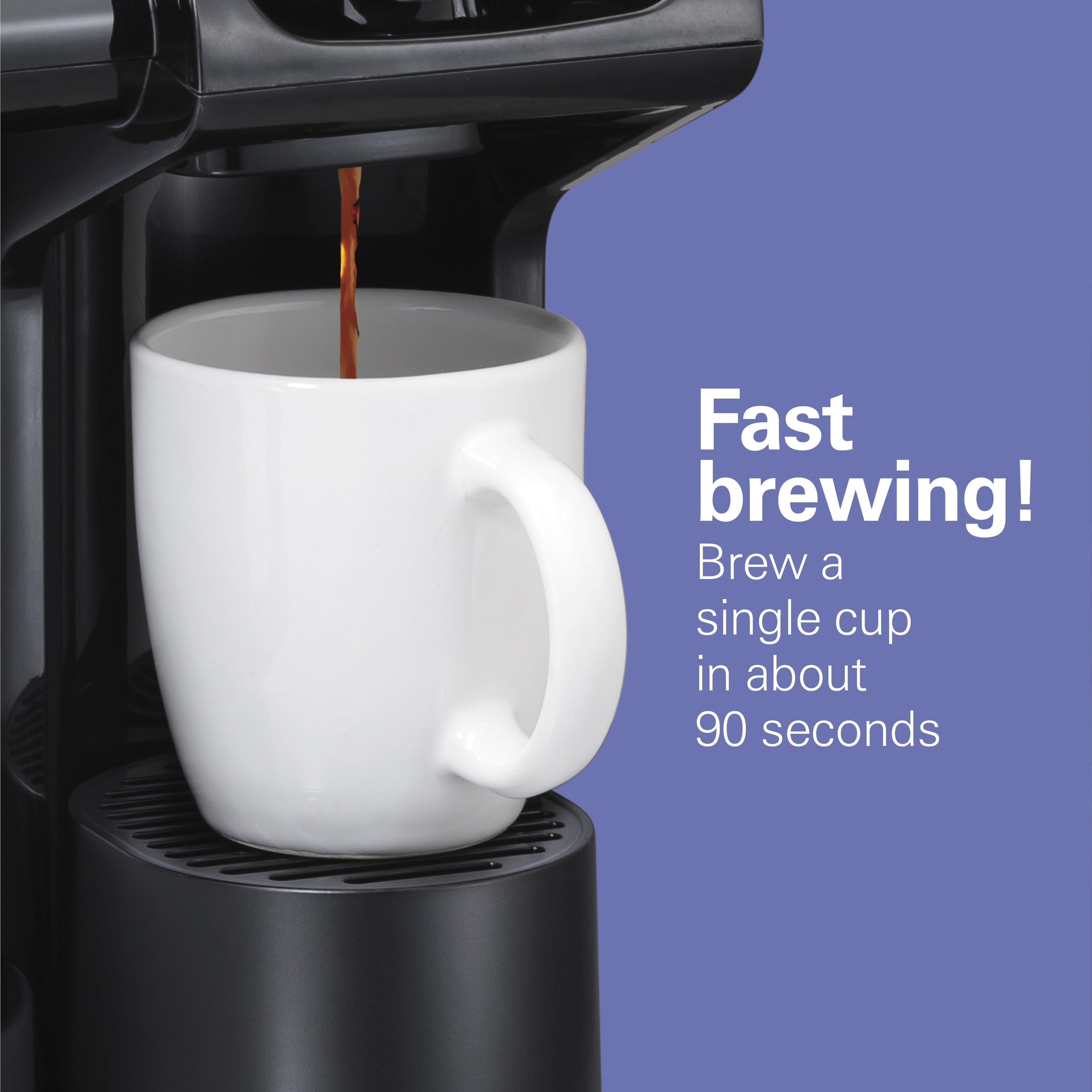 FlexBrew Trio Coffee Maker, Single Serve or 12 Cups, Black, 49904