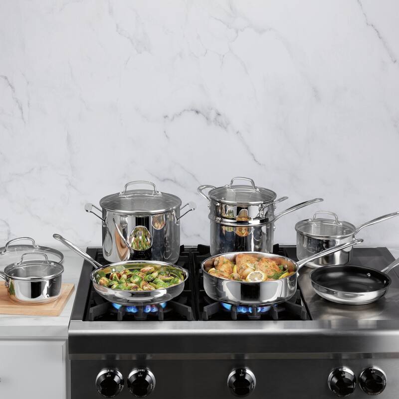 Cuisinart Chef's Classic Stainless Cookware 13 Pc. Set
