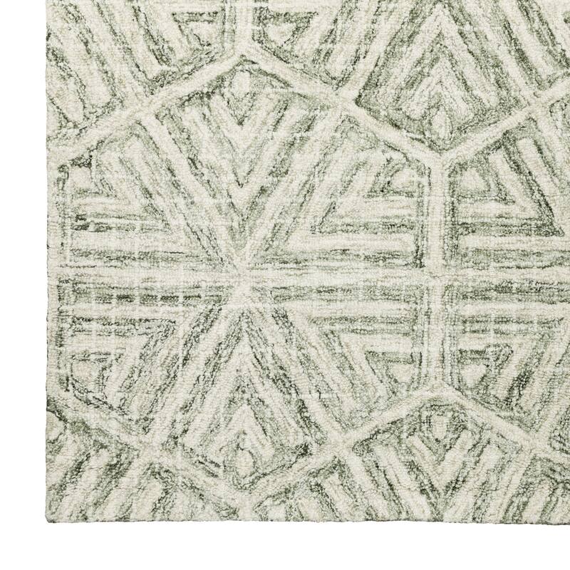HomeRootsGeometric Transitional Rectangle Area Rug