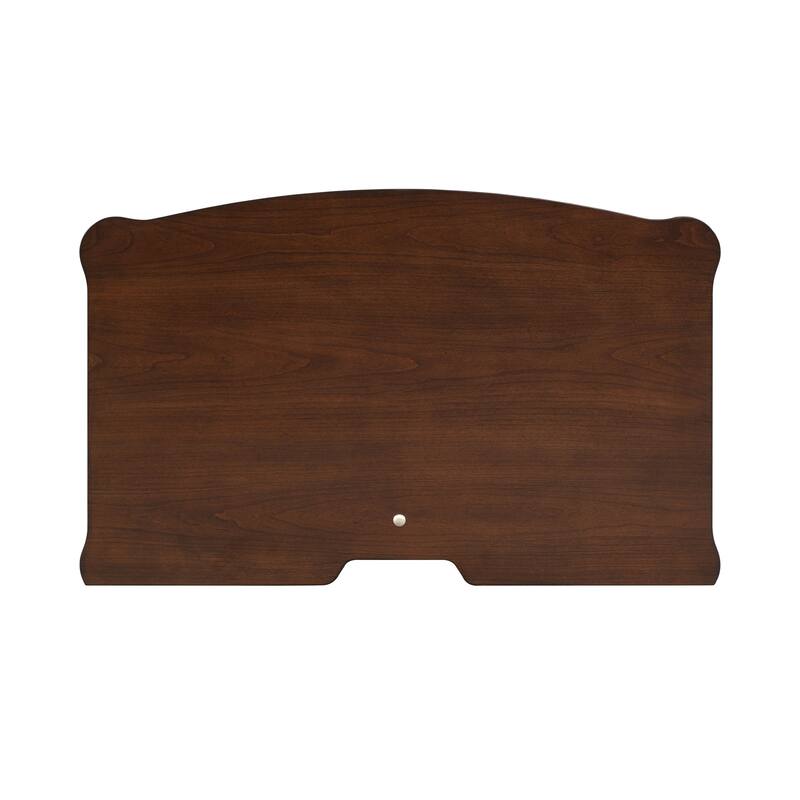 Furniture of America Prylen Modern Dark Cherry Solid Wood 2-Drawer Nightstand With LED Light And USB Ports
