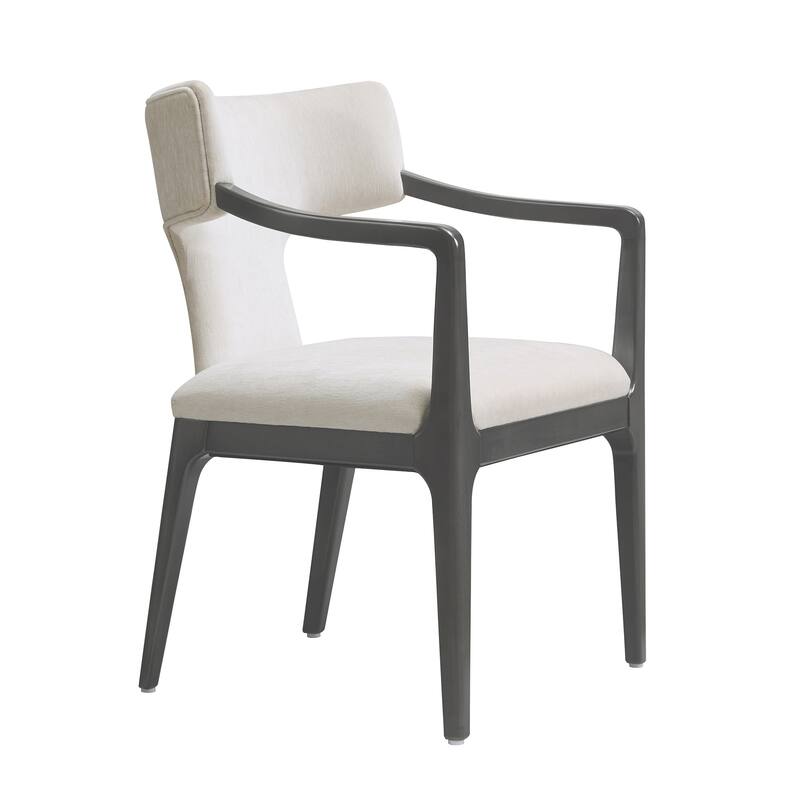 Eloria Chenille Wood Dining Room Armchair