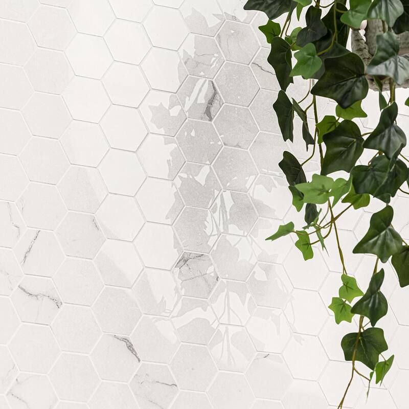 Ackland AKN-P-BE2X2HXP-CA Beldale - 12" x 12" Porcelain Geometric