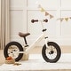 preview thumbnail 1 of 7, Tiny Land® Balance Bike - Milky White Toddler