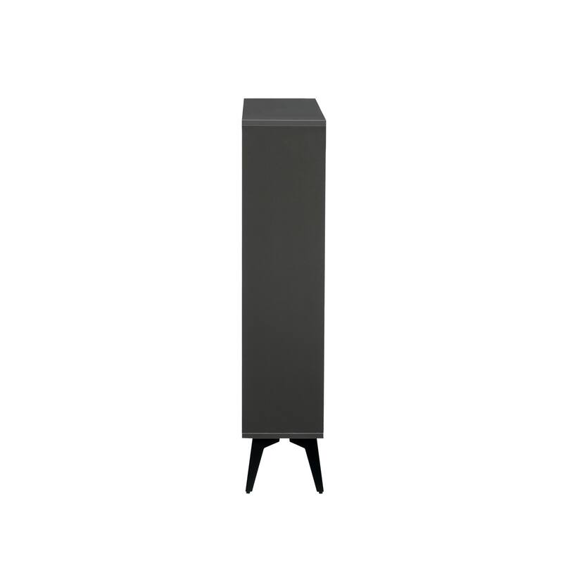 Shoe Cabinet with Metal Legs