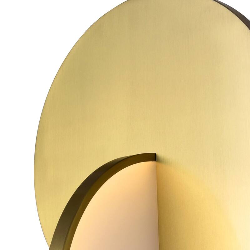 Tranche LED Mini Pendant With Brushed Brass Finish - Brushed Brass