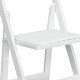 preview thumbnail 39 of 65, Wood Folding Chair with Vinyl Padded Seat (Set of 2)