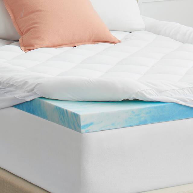 4" SealyChill Gel + Comfort Memory Foam Mattress Topper