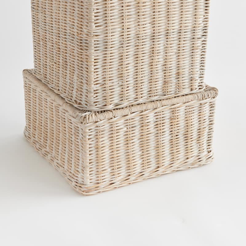 Charleston Rattan Pedestal Tall