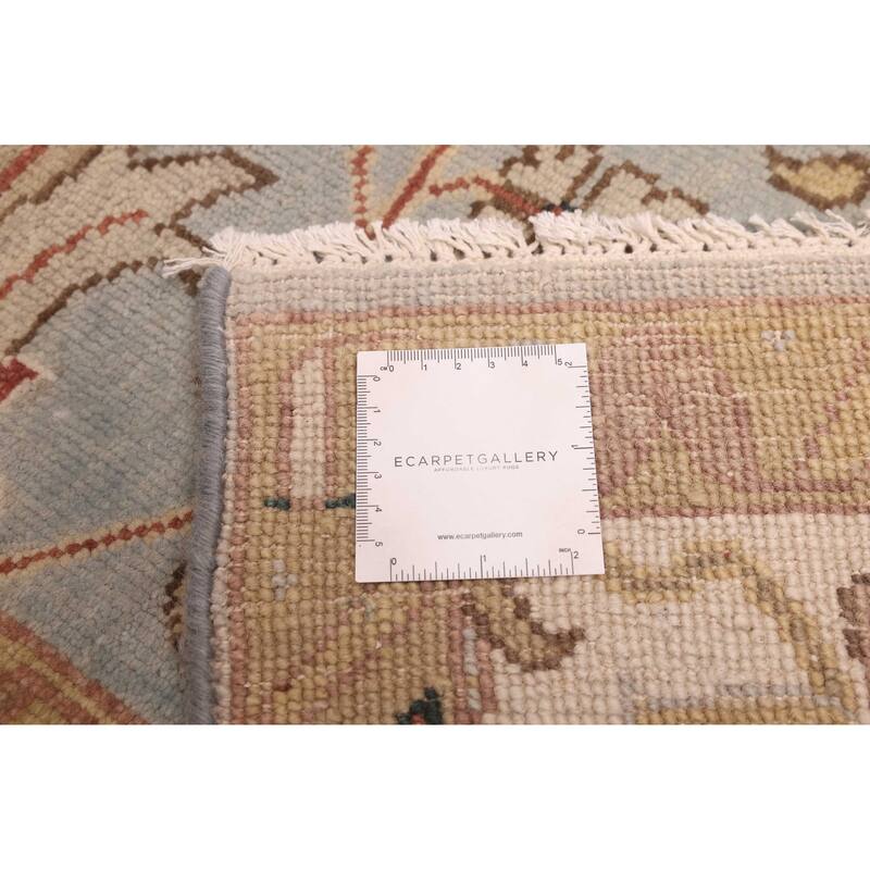 ECARPETGALLERY Hand-knotted Jules Serapi Light Denim Blue Wool Rug - 8'11 x 11'11