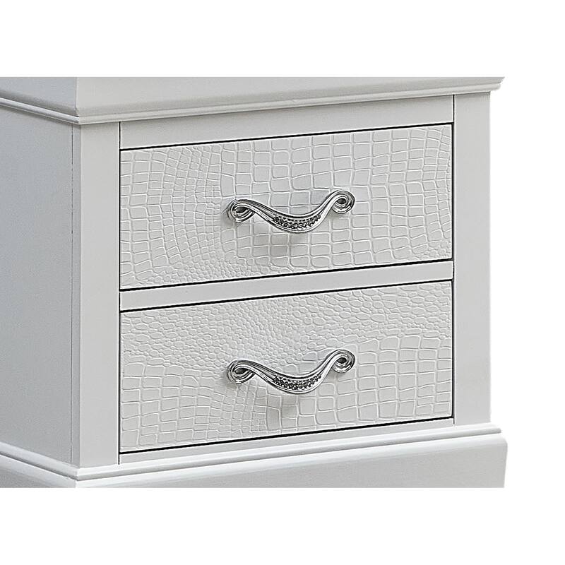 Lorana 2-drawer Wooden Nightstand