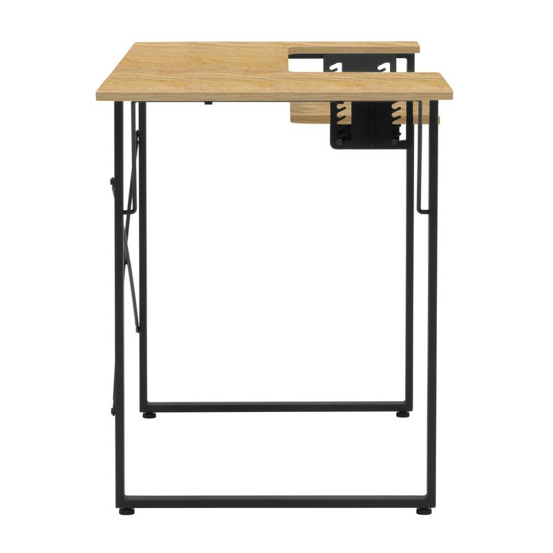 Sew Ready Dart Wood Top Sewing Table with Folding Top