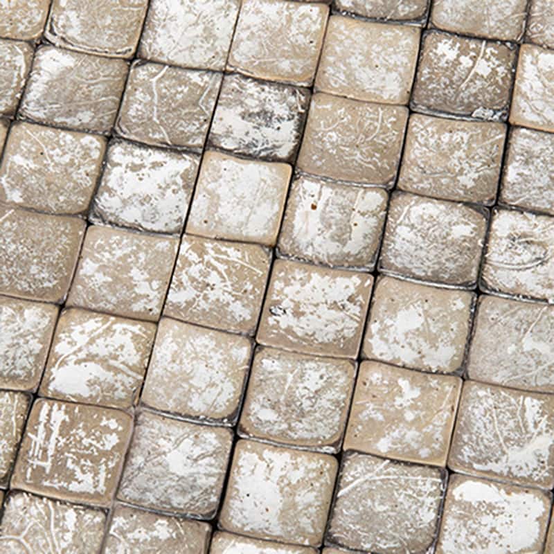 Reclaimed Wood Teak Coffee Table With Coconut Shells by East at Main