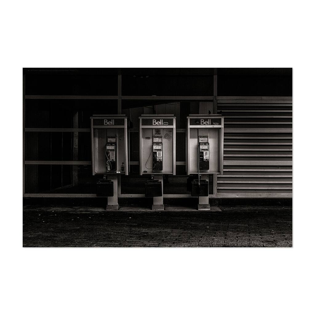 Toronto Ontario Canada Phone Booth No 15 Photography Art Print/Poster
