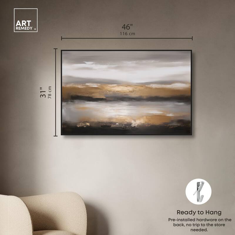 Dust and Gold Canvas by Art Remedy