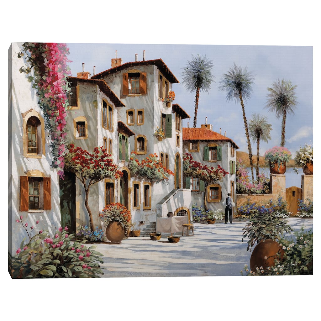 Ombre al Pomeriggio by Guido Borelli Canvas Art Print