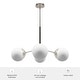 preview thumbnail 5 of 6, Hunter Hepburn Chandelier - Dining Room, Entry - Retro/Minimalistic, Sputnik