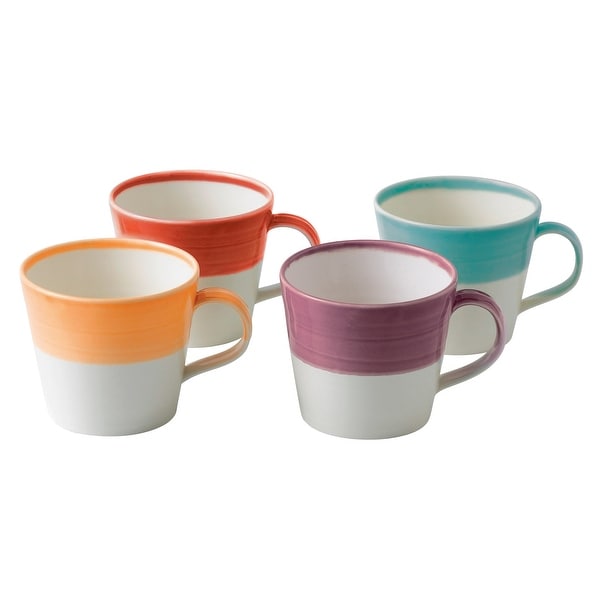 1815 Mixed Patterns Mug Set/4 Bright Colors. Opens flyout.