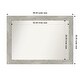 preview thumbnail 49 of 119, Dove Greywash Framed Non-Beveled Custom Wall Mirror, Bathroom Vanity Mirror Outer Size: 48 x 35