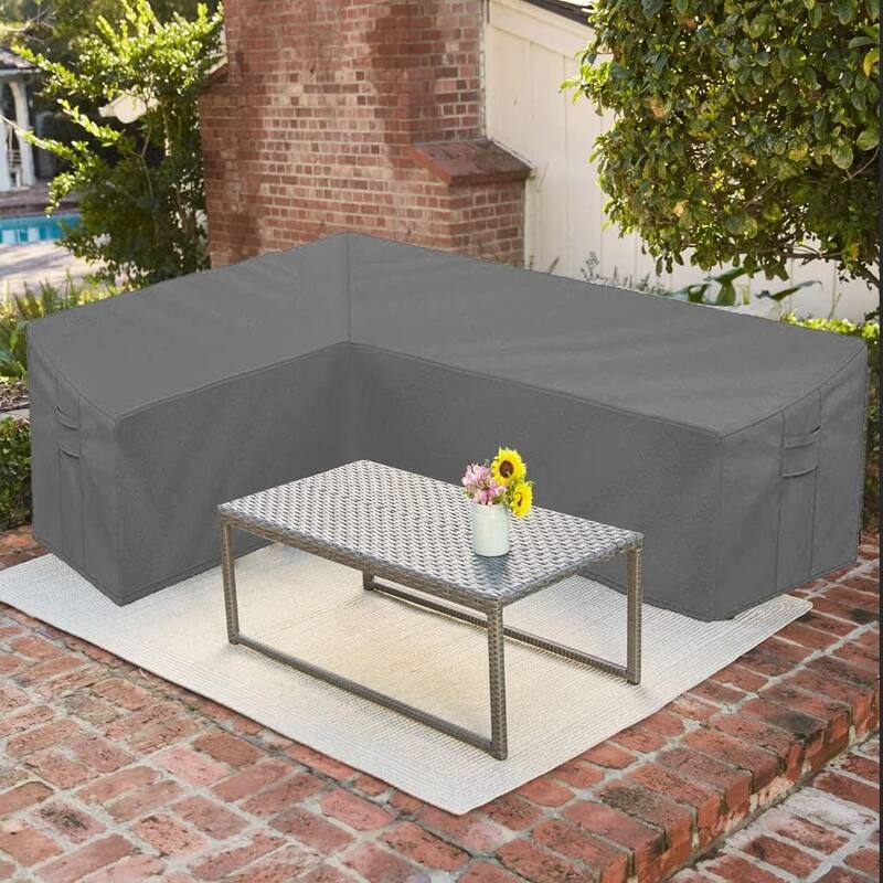 Patio Sectional Sofa Cover Heavy Duty Waterproof