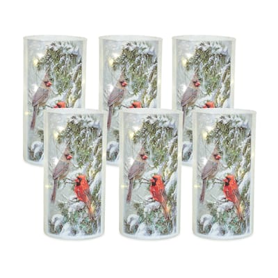 Glass Candle Holder (Set of 6)