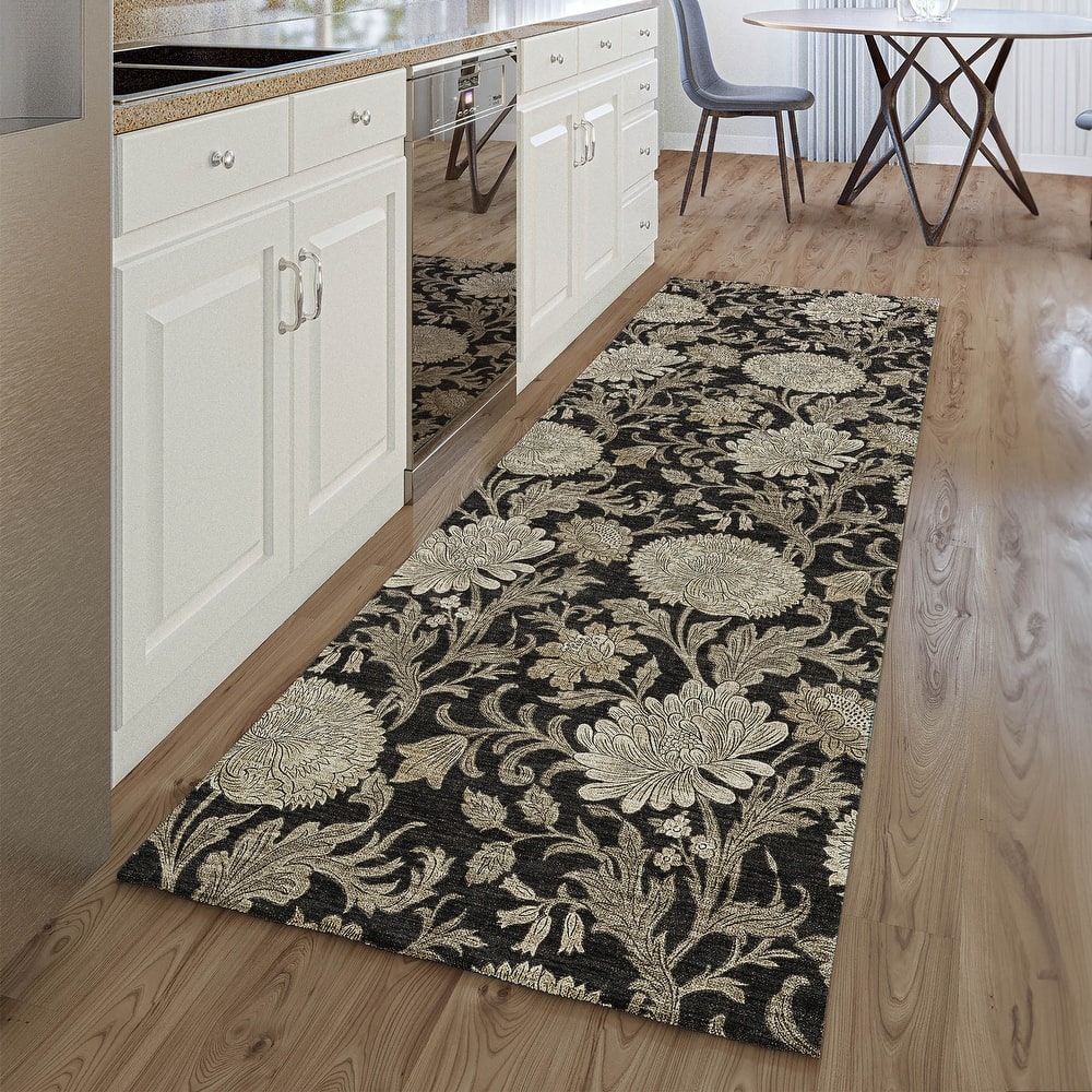 Premium Washable Super Soft Floral Mayfield Rug