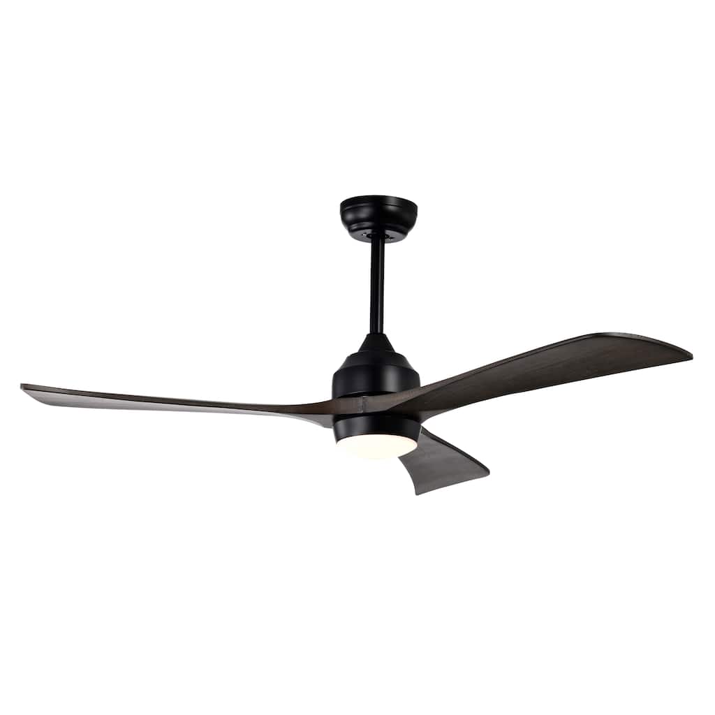 52" Ceiling Fan with Lights Remote Control,Quiet DC Motor 3 Blade Ceiling Fans 6 Speed Levels,Reversible Ceiling Fan