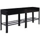 preview thumbnail 1 of 11, Sunnydaze Galvanized Steel Raised Garden Bed with Mesh Shelf - Set of 2 - Black