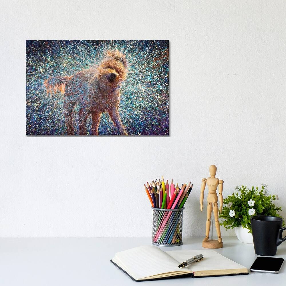 iCanvas "Canis Rufus" by Iris Scott Canvas Print