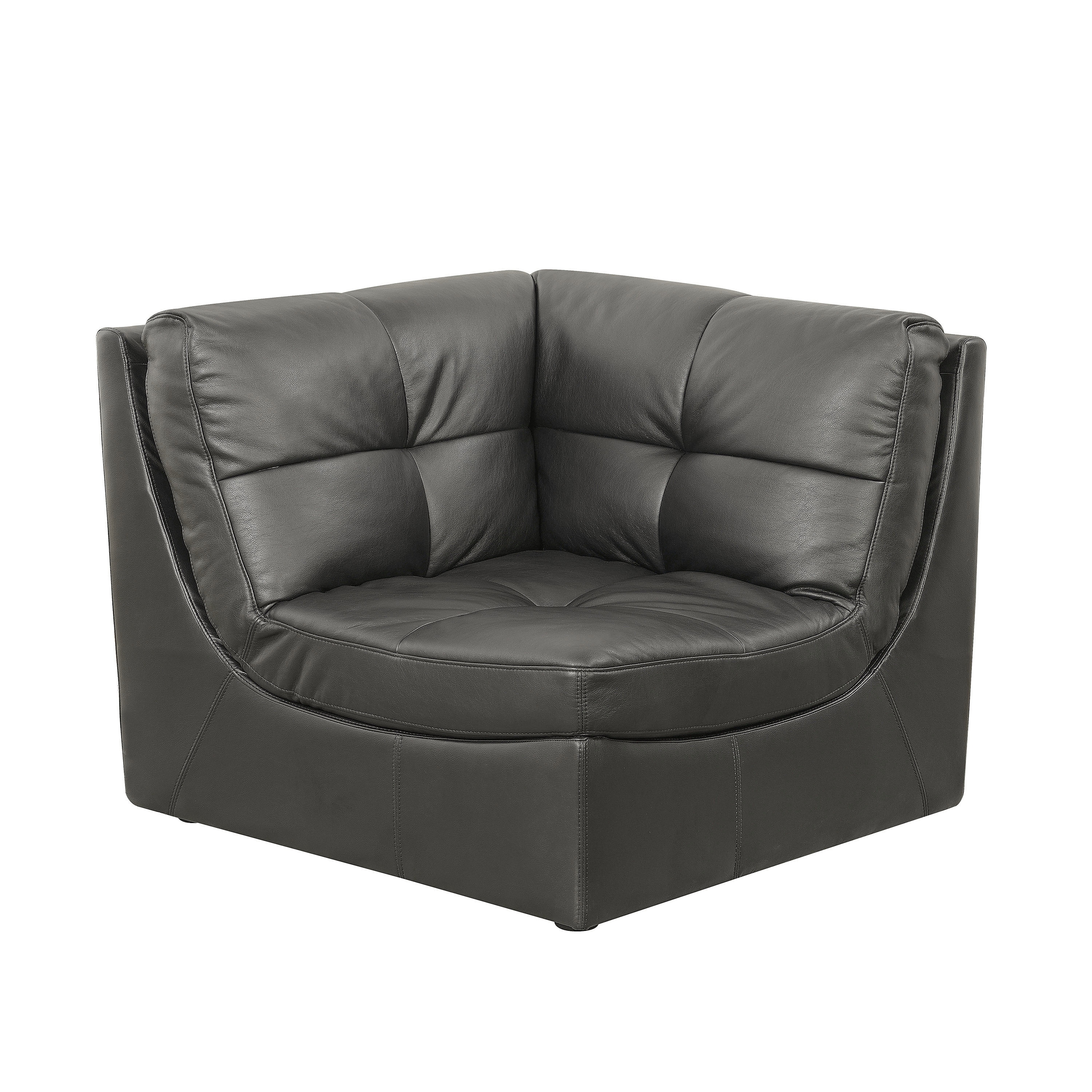 Corner leather hotsell chair