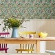 preview thumbnail 2 of 2, Joules Arts and Crafts Floral Rainbow Wallpaper