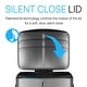 preview thumbnail 2 of 35, happimess Marco 10.5-Gallon Double Bucket Trash Can with Lid Chrome