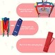 preview thumbnail 5 of 11, Kinbor Baby Playard Portable Playpen with Mattress Fordable Activity Safety Play for Toddler Boys Girls Fun Time 39inch x 39inch