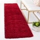 preview thumbnail 161 of 170, SAFAVIEH California Shag Izat 2-inch Thick Area Rug 2'3" x 9' Runner - Red