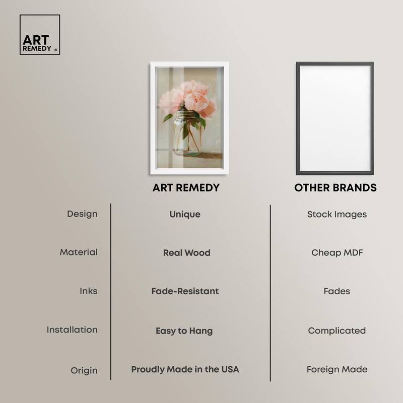 Jar of Petals Shadowbox by Art Remedy