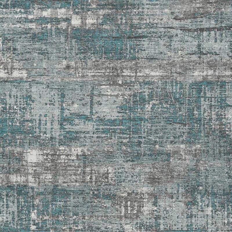 HomeRoots Geometric Transitional Rectangle Outdoor Rug