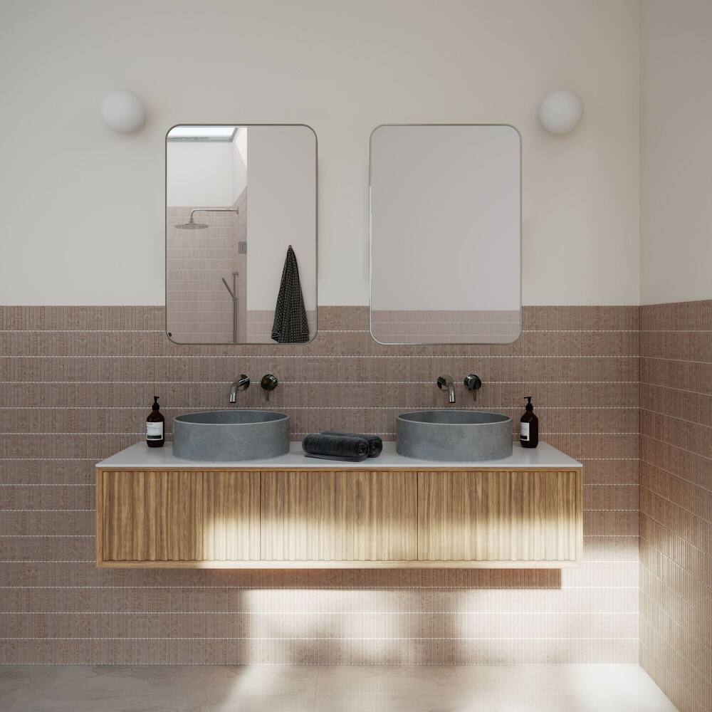 Glass Warehouse SF-SQR-22X32 Trinity 22" W x 32" H Contemporary