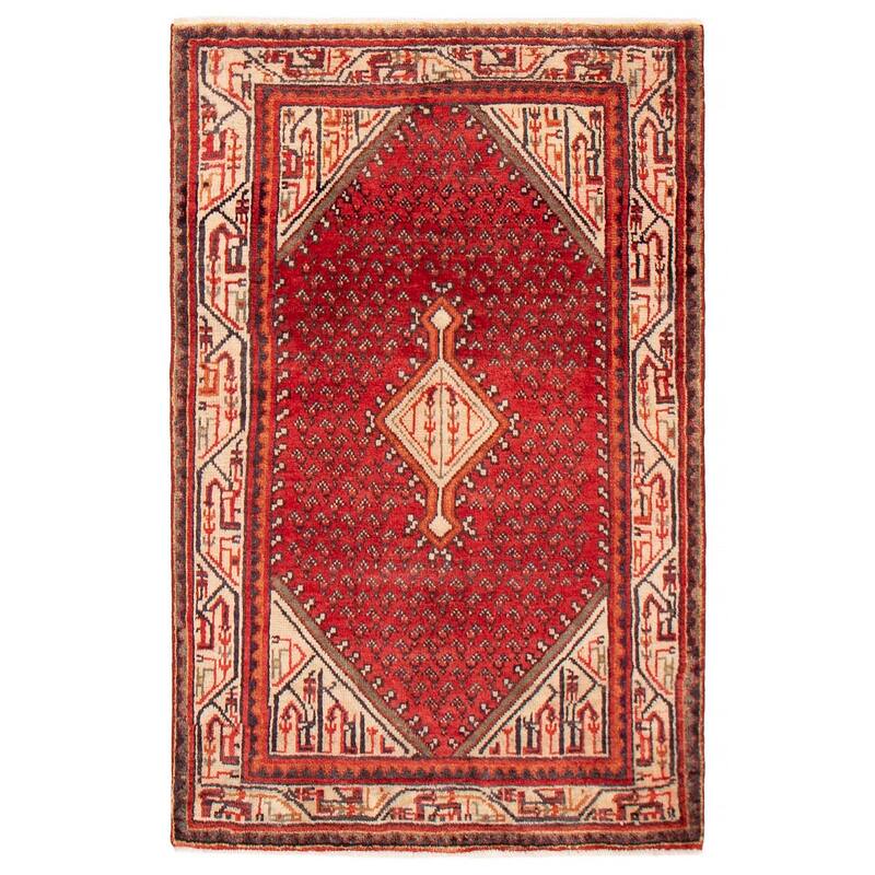 ECARPETGALLERY Hand-knotted Andelz Copper Wool Rug - 3'5 x 5'2 - Dark Copper - 3'5 x 5'2
