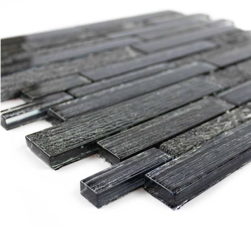 Cosmos Brick 1in x 3in Glass Backsplash Wall Tile