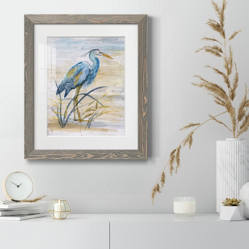 Blue Heron I-Premium Framed Print - Ready to Hang
