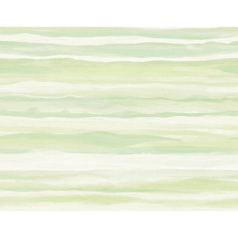 Seabrook Designs Kentmere Waves Unpasted Wallpaper - 27 in. W x 27 ft. L (approximately 60.75 sq. ft.) - Baby Blue & Off-White