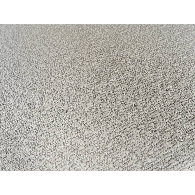 Modrest Claudine Modern Light Grey Fabric & Antique Brass Dining Chair