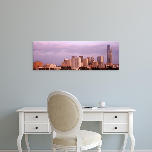 Easy Art Prints Panoramic Images's 'Downtown skyline, Oklahoma City, Oklahoma, USA' Premium Canvas Art