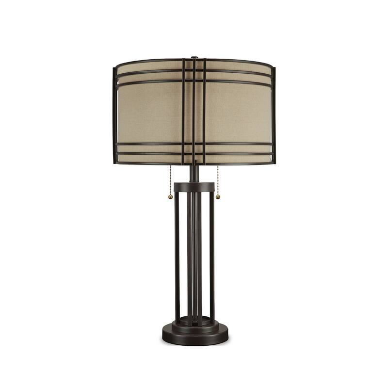 Hanswell Metal Table Lamp - 17"W x 17"D x 30"H