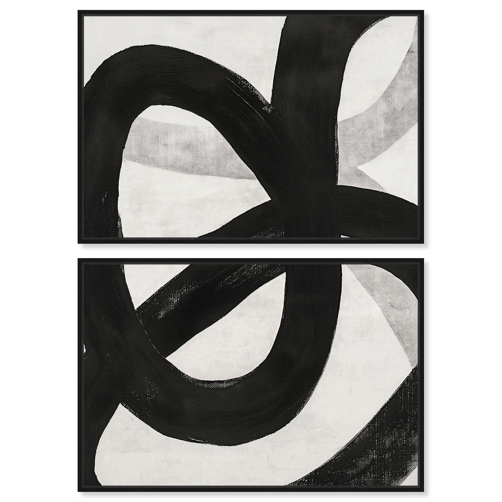 Infinite Loop I Canvas Set of 2 by Art Remedy