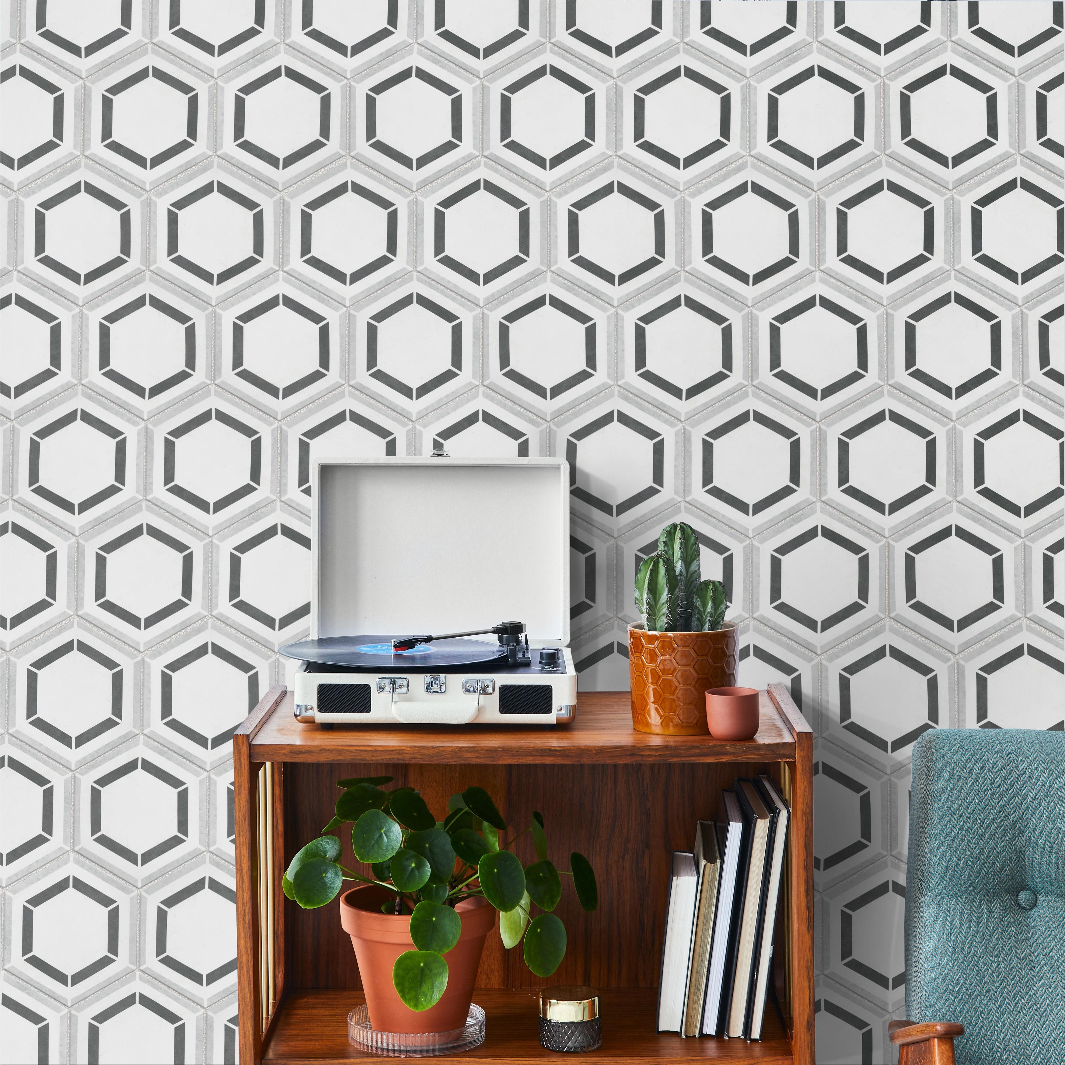 Merola Tile Coco Hex Geo Classic 7