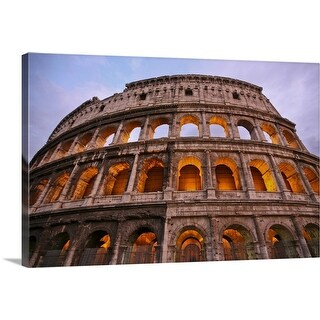 shop colosseum or coliseum originally flavian amphitheatre canvas wall art overstock 16442083 overstock com online shopping bedding furniture electronics jewelry clothing more