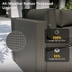 preview thumbnail 6 of 179, AOXUN Fire Pit Conversation Set Rattan Sofa Set Outdoor Furniture With Cushions