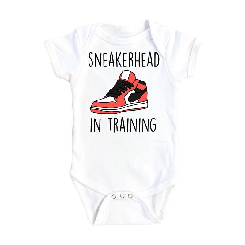 Sneakerhead Training - Baby Boy Girl Clothes Infant Bodysuit Funny Cute Newborn - Natural - 0-3M