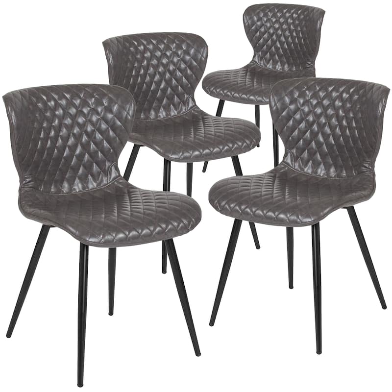 4 Pack Contemporary Upholstered Chair